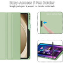 Connect Tri-Fold Stylus holder Stand Case Samsung Galaxy Tab A9 8.7'' X110 Wi-Fi / X115 LTE Green