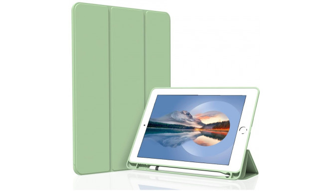 Evelatus Tri-Fold Stylus holder Stand Case Samsung Galaxy Tab A9 8.7'' X110 Wi-Fi / X115 LTE Green