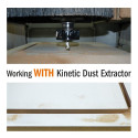 KINETIC DUST EXTRACTOR D=80 RH FOR CHUCK CLAMPS ER25