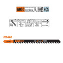 5 JIG SAW BLADES HCS 132x4x6TPI (WOOD/STRAIGHT/COARSE)