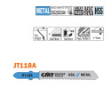 5 JIG SAW BLADES HSS 76x1.2x21TPI (METAL/STRAIGHT/FINE)