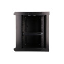 Extralink 9U 600x450 Black | Rack cabinet | wall-mounted