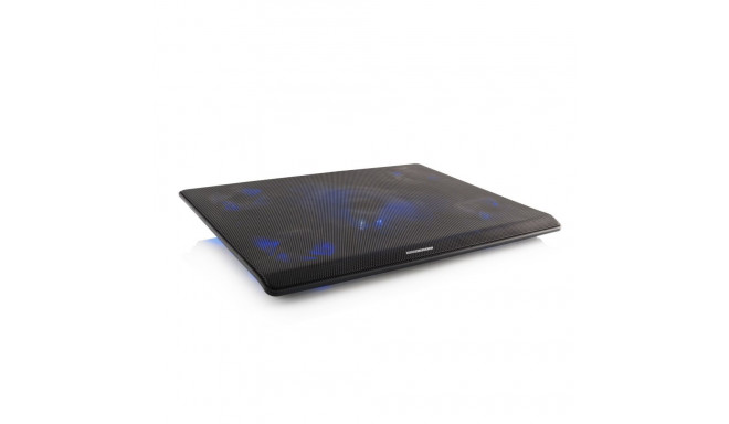 Modecom SILENT FAN MC-CF15 notebook cooling pad 43.2 cm (17") Black