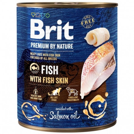 BRIT Premium by nature kala kalanahaga märg koeratoit 800g