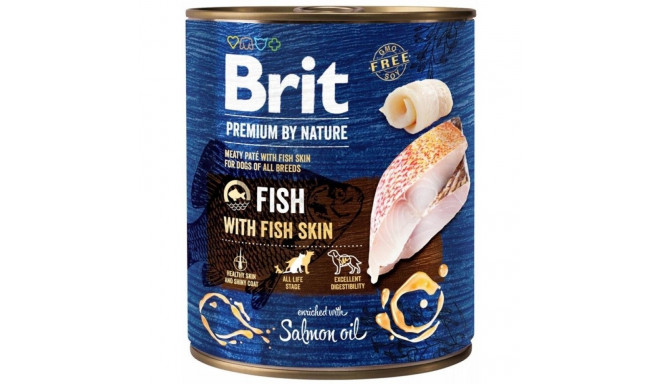 BRIT Premium by nature kala kalanahaga märg koeratoit 800g