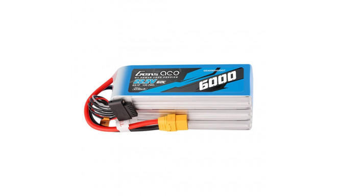 Accumulator Gens Ace G-Tech 6000mAh 22.2V 60C 6S1P XT90 Lipo