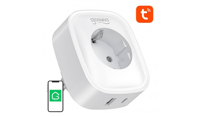 Gosund SP6 16A USB-C 20W Tuya smart WiFi/Bluetooth socket