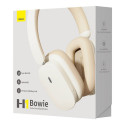 Baseus Bowie H1 Wireless headphones Bluetooth 5.2, ANC (white)