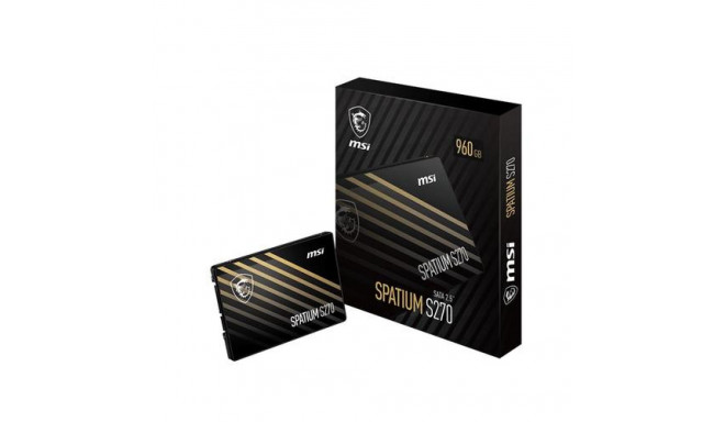 MSI Spatium S270 SATA 2.5 960GB internal solid state drive 2.5&quot; Serial ATA III 3D NAND
