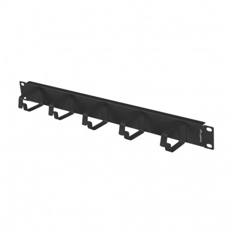 19" CABLE MANAGMEMENT 5 RINGS TYPE B 1U BLACK LANBERG