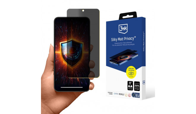 Privacy film matte 3mk Silky Matt Privacy for Samsung Galaxy S22 5G