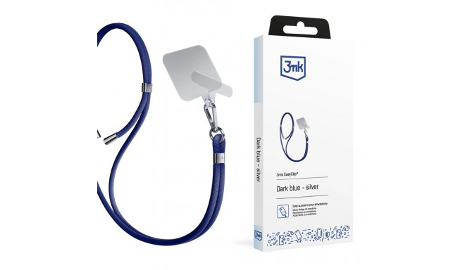 Smartphone Lanyard 3mk EasyClip - Blue