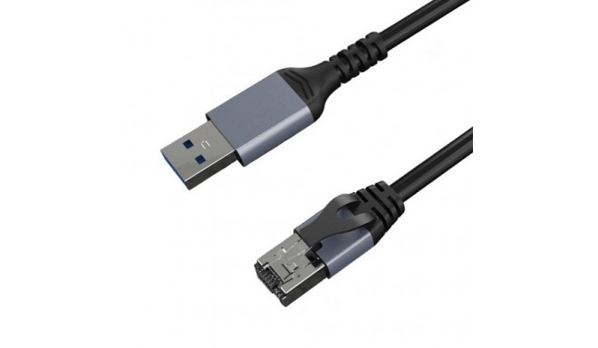 Internet cable CAT6 UTP, USB3.0 Type-A - RJ45, 2m