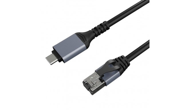 Internet Cable CAT6 UTP, USB Type-C - RJ45, 3m