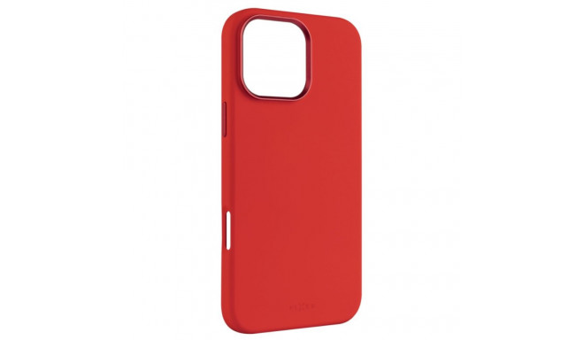 Fixed MagFlow | Back cover | Apple | iPhone 16 Pro Max | Liquid silicon | Red