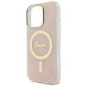 Guess GUHMP16XH4STP iPhone 16 Pro Max 6.9" pink hard case IML 4G MagSafe