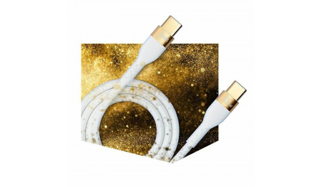 3MK HyperSilicone Cable USB-C/USB-C cable 2m 100W White/White