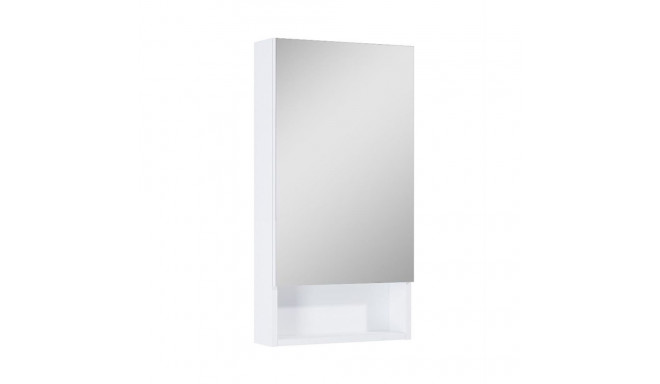 MIRROR CABINET 40 WITH SHELF WHITE