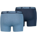 Bokserki męskie Puma Basic Boxer 2P niebieskie, granatowe 906823 36 M