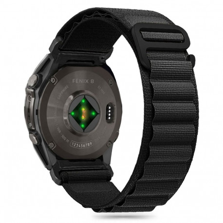 TECH-PROTECT NYLON PRO GARMIN FENIX 5 / 6 / 6 PRO / 7 / 8 / 8 PRO (47 MM) / E BLACK