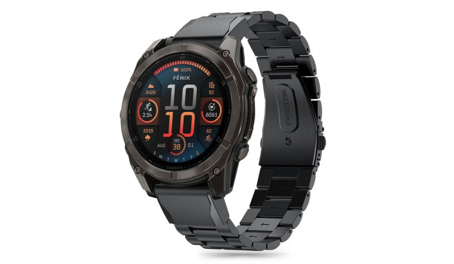 TECH-PROTECT STAINLESS GARMIN FENIX 5X / 5X PLUS / 6X / 6X PRO / 7X / 8 (51 MM) BLACK