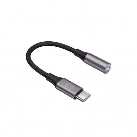Forever adapter audio AJC-01 jack 3,5 mm - USB-C black