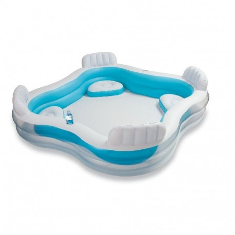 Intex 56475 above ground pool Inflatable pool Rectangular 990 L Blue, White