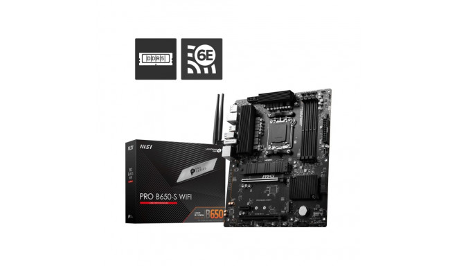 MSI PRO B650-S WIFI emaplaat AMD B650 Socket AM5 ATX