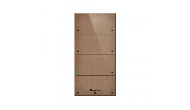GRENTON TOUCH PANEL/ 8 TOUCH AREAS/ TF-BUS/ LIGHT, MADE OF NATURAL LEATHER FRONT