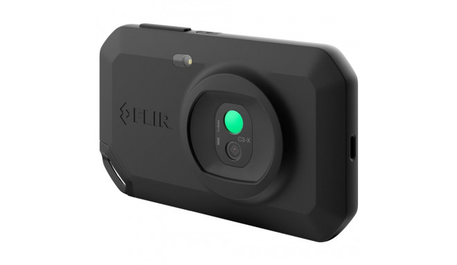 FLIR C3-X​ thermal imaging camera Black 1800 mAh Vanadium Oxide Uncooled Focal Plane Arrays Built-in