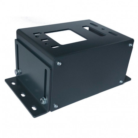 Mounting base 15.5-24cm ZINC plated RAL7016 for DEA LIVI, SOMFY ELIXO, BFT DEIMOS, GISE G1000H drive