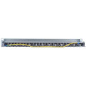 Intellinet Patch Panel, Cat6, FTP, 24-Port, 1U, Shielded, 90° Top-Entry Punch-Down Blocks, Grey