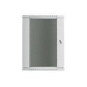 Lanberg WF01-6618-10S rack cabinet 18U Wall mounted rack Grey