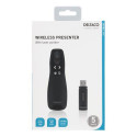 Deltaco WP-001 wireless presenter RF Black