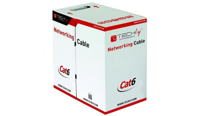 Techly ITP6-CCA-305-BL networking cable Blue 305 m Cat6 U/UTP (UTP)