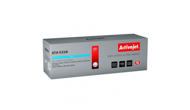 Activejet ATH-531N toner (replacement for HP 304A CC531A, Canon CRG-718C; Supreme; 3200 pages; cyan)