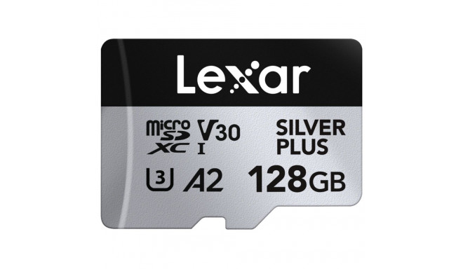 Lexar microSDXC Silver Plus 1066x UHS-I/U3/A2/4K R205/W150 (V30) 128GB