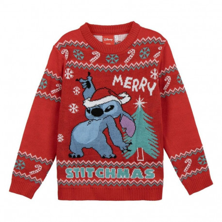 Unisex Jumper Stitch Red - 6 Years