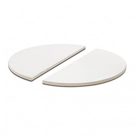 TunaBone | Half moon pizza stone, 190 mm for Kamado 23/24inch