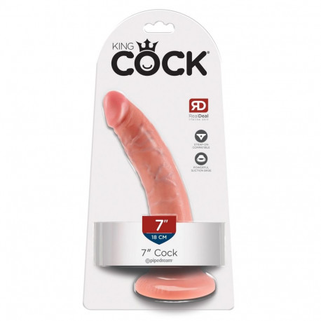 Dildo z przyssawką 18 cm King Cock