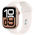 "Apple Watch Series 10 GPS 42mm Rose Gold Aluminium Case with Light Blush Sport Band - S/M"