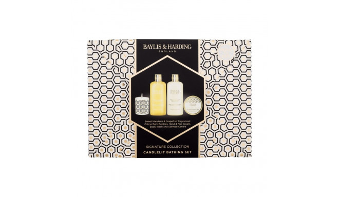 Baylis & Harding Sweet Mandarin & Grapefruit Signature Collection Candlelit Bathing Set (300ml) (Set