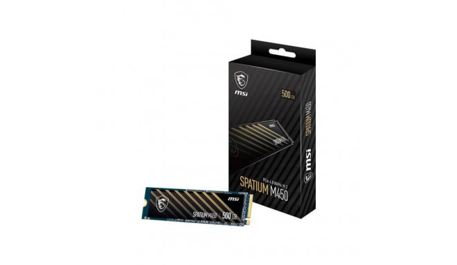 MSI SPATIUM M450 PCIe 4.0 NVMe M.2 500GB PCI Express 4.0 3D NAND