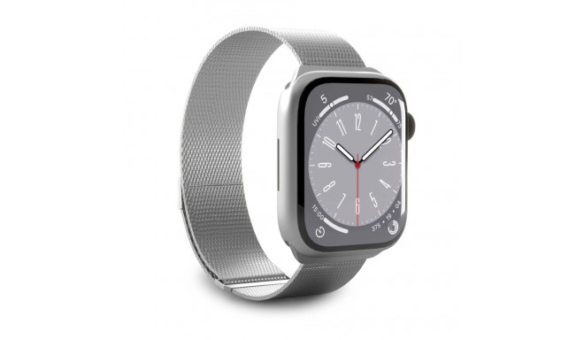 Puro Milanese Stainless Steel Strap for Apple Watch 42 / 44 / 45 / 49 mm - Silver