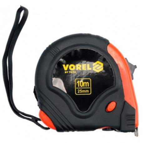 Vorel Mērlente ar 3 fiksatoriem 10m x 25mm
