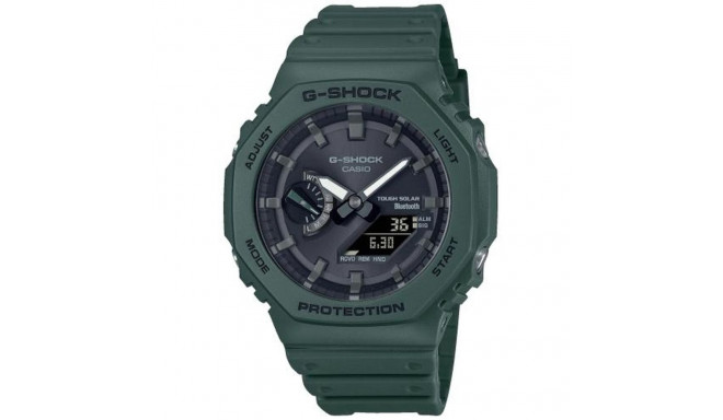 Meeste Kell Casio NEW OAK  - BLUETOOTH + TOUGH SOLAR Must (Ø 44,5 mm) (Ø 45,5 mm)