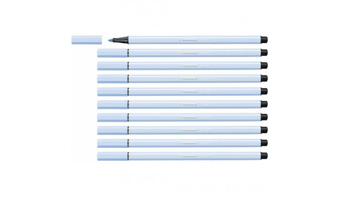 Felt-tip pens Stabilo Pen 68 Blue (10 Pieces)