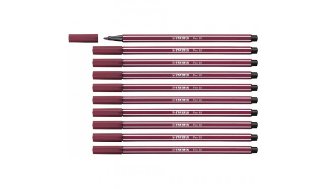 Felt-tip pens Stabilo Pen 68 Purple (10 Pieces)