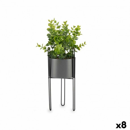 Dekoratiivne Taim Ibergarden QY-H096 QY-H096 Metall Plastmass Eukalüpt 14 x 40 x 14 cm (8 Ühikut)