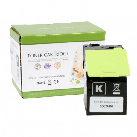 Ühildub Static-Control Lexmark 802HK, must, suur tootlikkus, 4000 lk (80C2HC0)